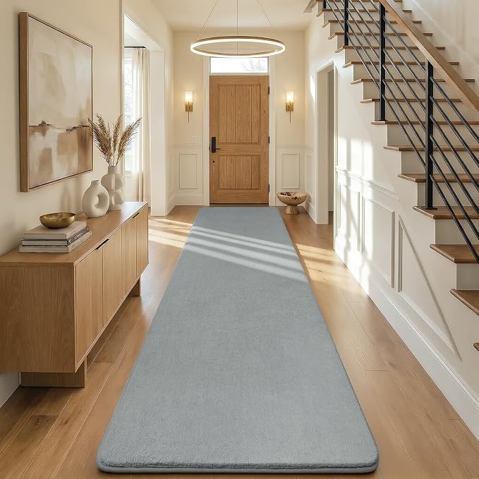 Amearea Modern Soft Hallway Runner Rug, 3x10 Feet Washable Long Runner Rugs - Image 8