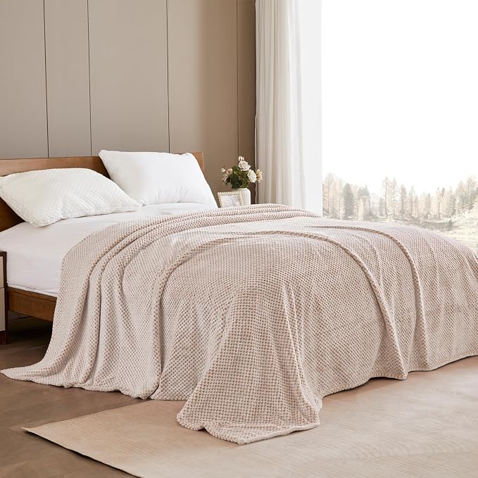 Exclusivo Mezcla Fleece Bed Blanket King Size, Super Soft and Warm Blankets - Image 3