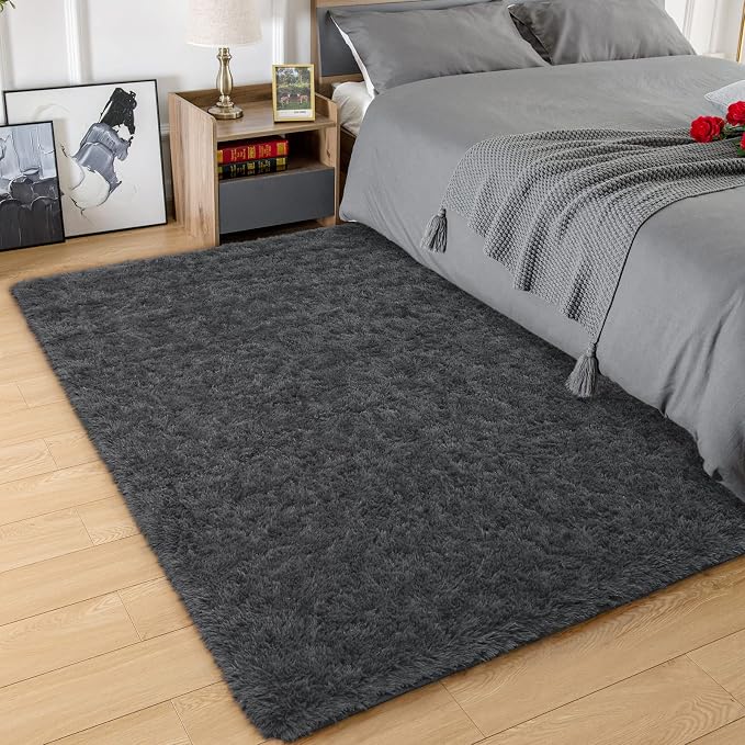 Amearea Premium Soft Area Rug 4x5.3 Feet, Fluffy Carpet - Image 4