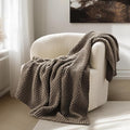 EVERGRACEHOME Chunky Chenille Knit Throw Blanket by EVERGRACEHOME