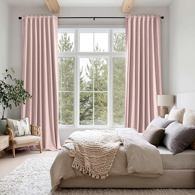 MIULEE 100% Blackout Linen Curtains - Image 8