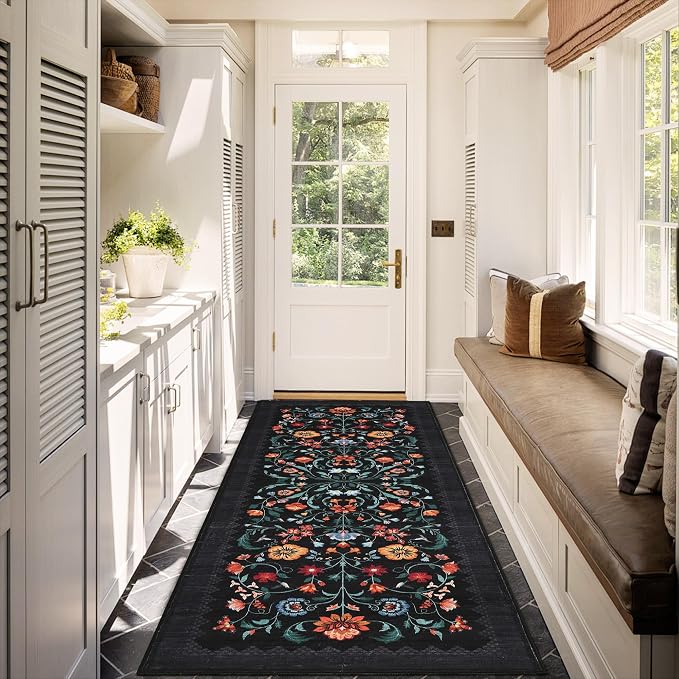 GarveeHome Floral Rug 2.5x8 Runners - Image 9