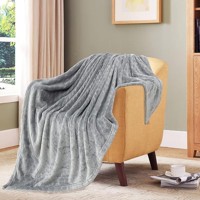 TOONOW Fleece Blanket Super Soft Cozy Throw Blanket 50" x 60", Lightweight - Image 6