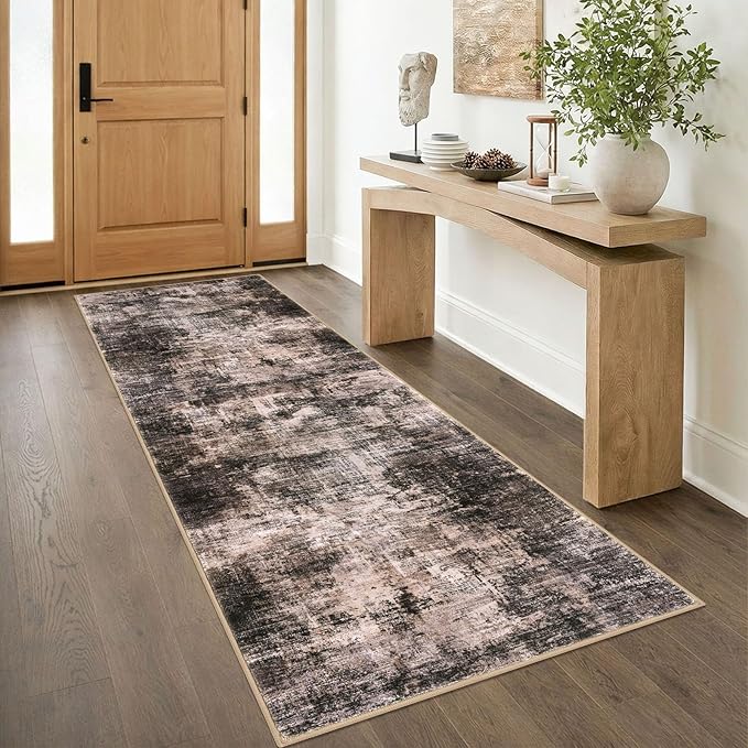 IOHOUZE Abstract Runner Rug 3x8 Ft Washable Runners by iOhouze