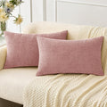 MIULEE Pack of 2 Couch Valentines Throw Pillow Covers 12x20 Inch Soft Spring by MIULEE