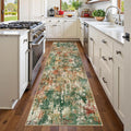 Washable Area Rugs 2'x6' Non-Slip Modern Abstract Soft by RELEANY