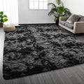 Deerhoo Shag Area Rug, 4 X 6 Tie-Dyed Plush Fuzzy Rugs by Deerhoo