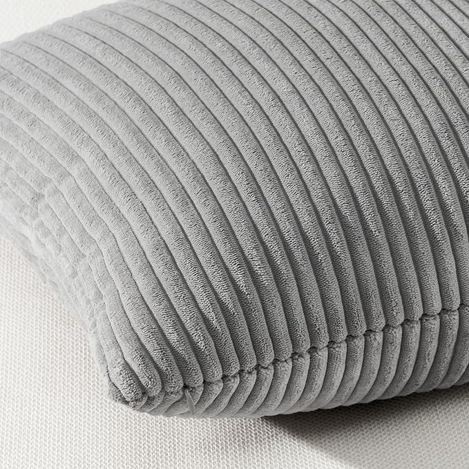 Topfinel Decorative Light Grey Throw Pillow Covers Cushion Cases, Mix and Match - Image 2