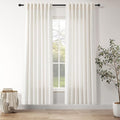Nanspring Ivory White Curtains 80 Inches Length by Nanspring