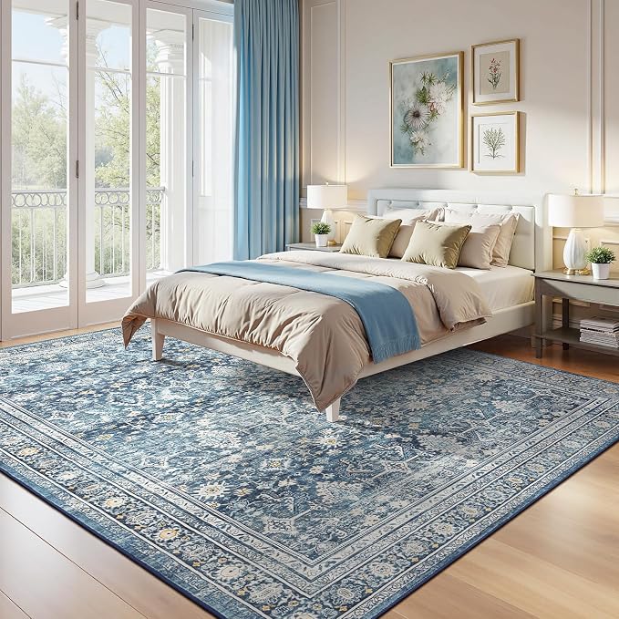 Lofus 9x12 Area Rug for Living Room, Soft Boho Carpets for Bedroom Dining Room - Image 2