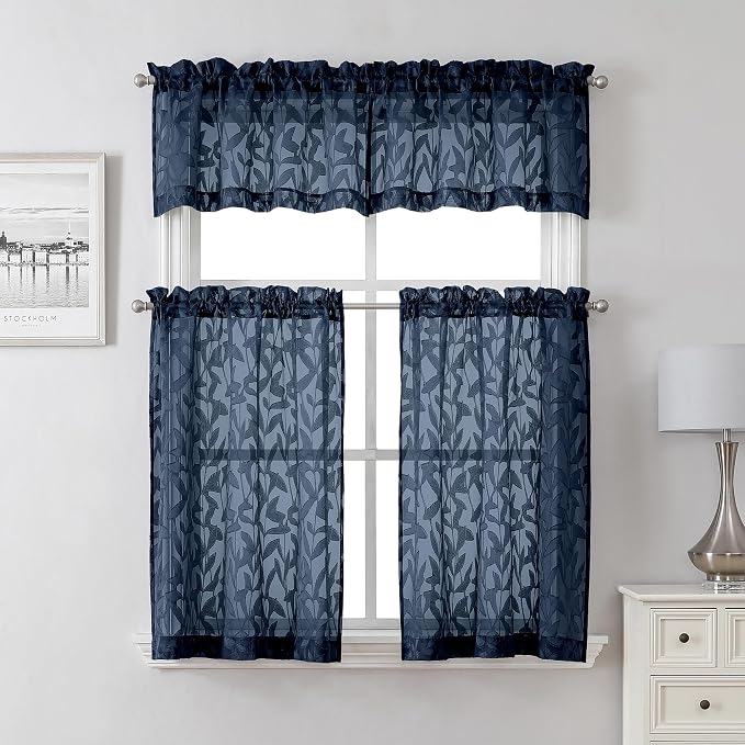 Lecloud Leia Navy Blue Valances - Image 8