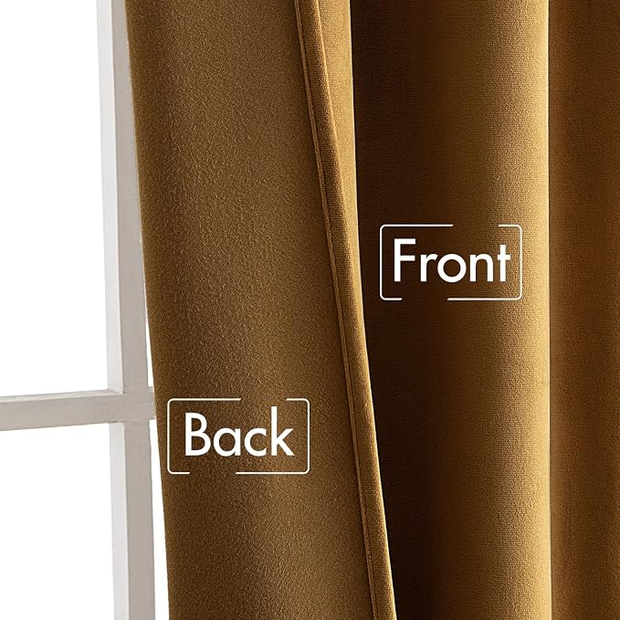 MIULEE Velvet Curtains 90 inches - Image 6