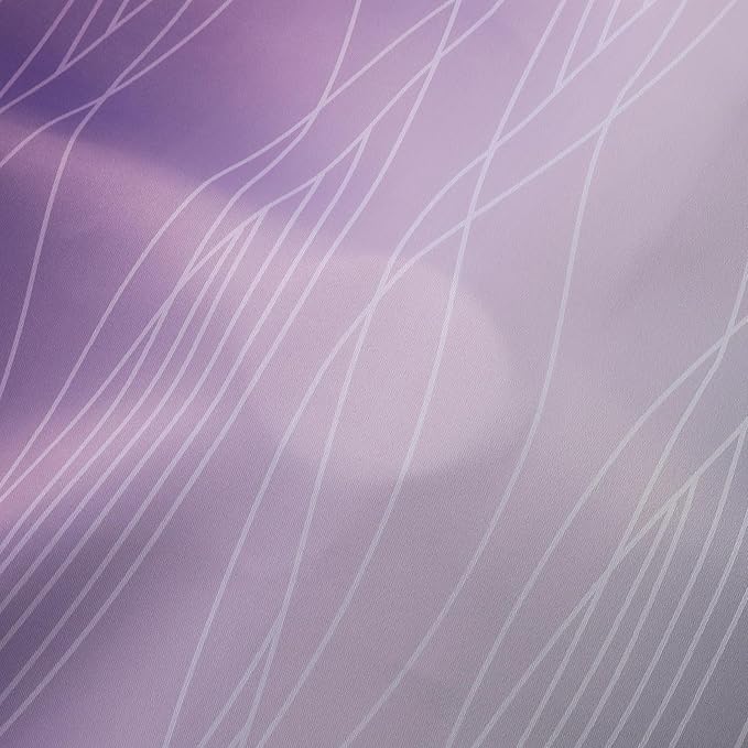Estelar Textiler Purple and Black Ombre Blackout Curtains 108 Inch Length 2 - Image 8