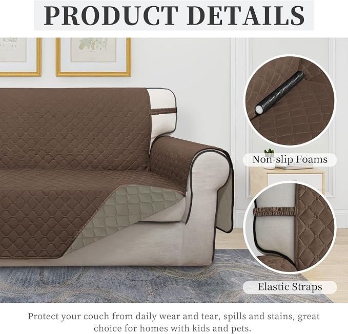 ISSUNTEX Double Protection 100% Waterproof Chair Sofa Covers - Image 5