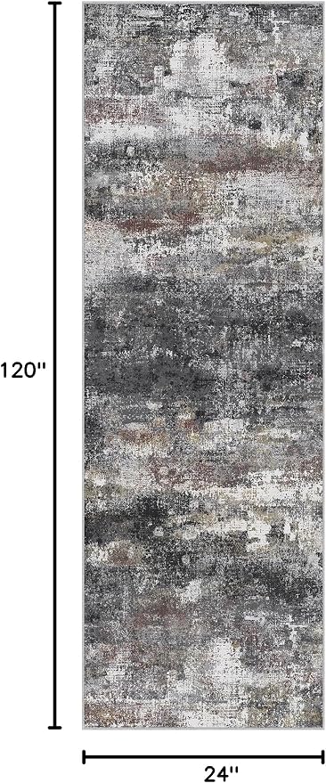Runner Rug for Hallway Kitchen 2x10 Machine Washable Runners Rug for Entryway - Image 2
