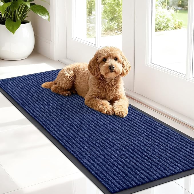 OLANLY Front Door Mat Indoor Outdoor Entrance, Waterproof Heavy Duty Doormat by OLANLY