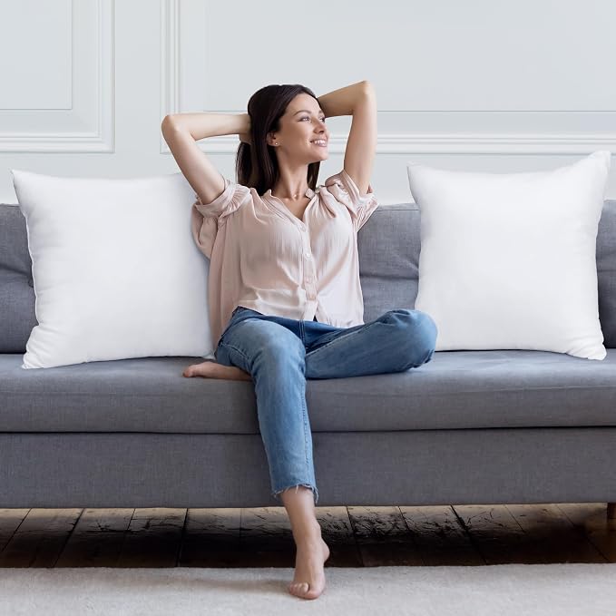 Utopia Bedding 26x26 Pillow Inserts, Sofa & Couch – Soft, Supportive & Fluffy - Image 9