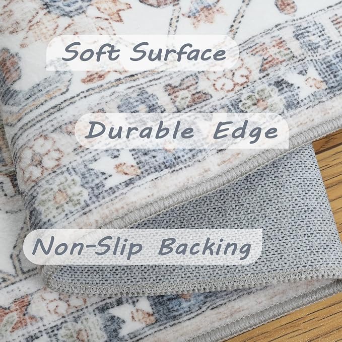 Washable Vintage Area Rug 8x10 - Image 6