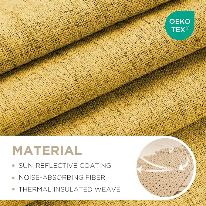 Joydeco Blackout Curtains for Bedroom - Image 2