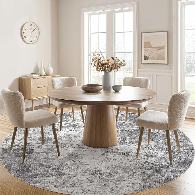 8ft Round Area Rug Living Room Rugs - Image 2