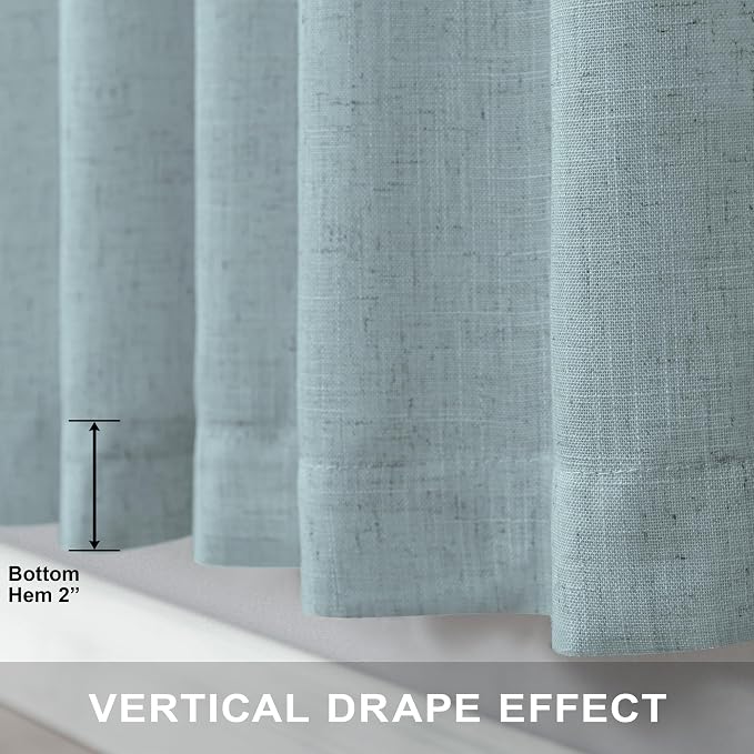 Seafoam Green Curtains 96 Inches Long - Image 5