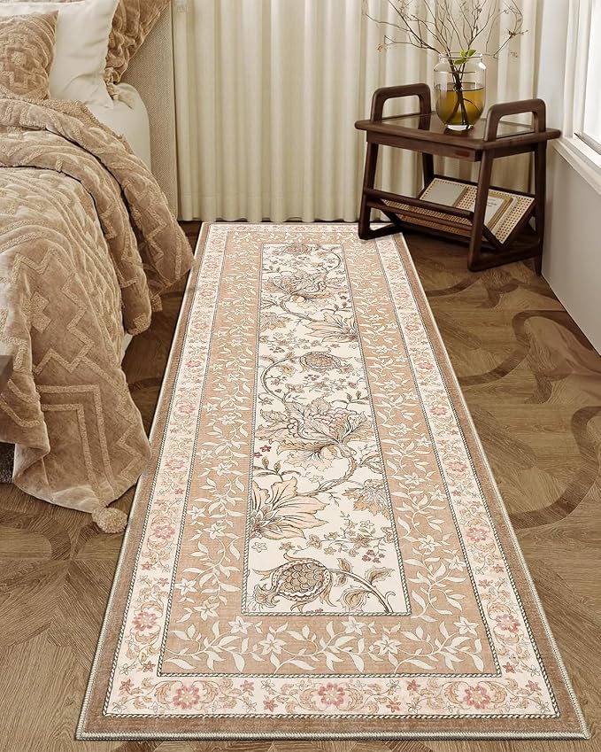 GarveeHome Provence 2x6 Washable Kitchen Runner Rugs Non Slip Vintage Boho - Image 3