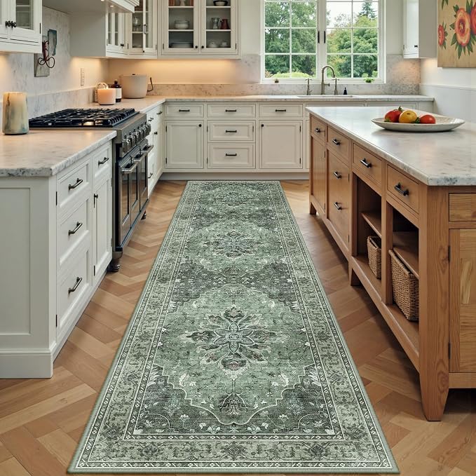 Area Rugs 2'x7' Runner Rug Non Slip Washable by RELEANY