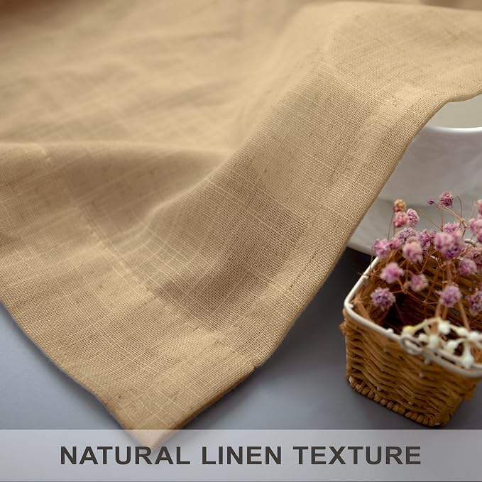 Burlap Color Curtains 84 Inch Length - Image 7