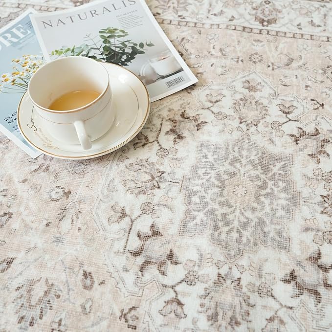 Washable Entryway 3x7 Runner Rug: Farmhouse Kitchen Hallway Rug Runner Wide - Image 6