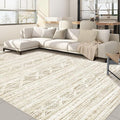 Nakagishi Area Rugs 9x12 Living Room: Washable Boho Large Neutral Modern Soft by NakagishiAreaRug