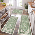 HEBE Boho Kitchen Rug Sets 3 Piece by HEBE