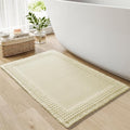 RESARE Waffle Bath Mat for Bathroom, Super Absorbent Bathroom Rugs Non Slip by Resare
