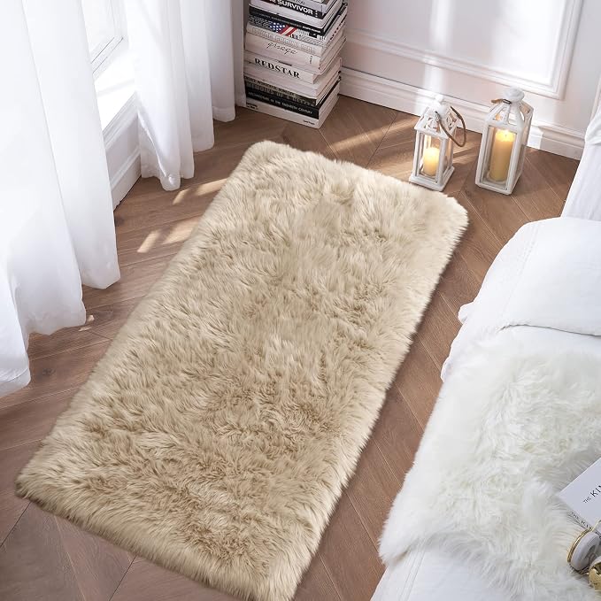 Faux Fur Rug, Ultra Soft Fuzzy Shag Rug - Image 8
