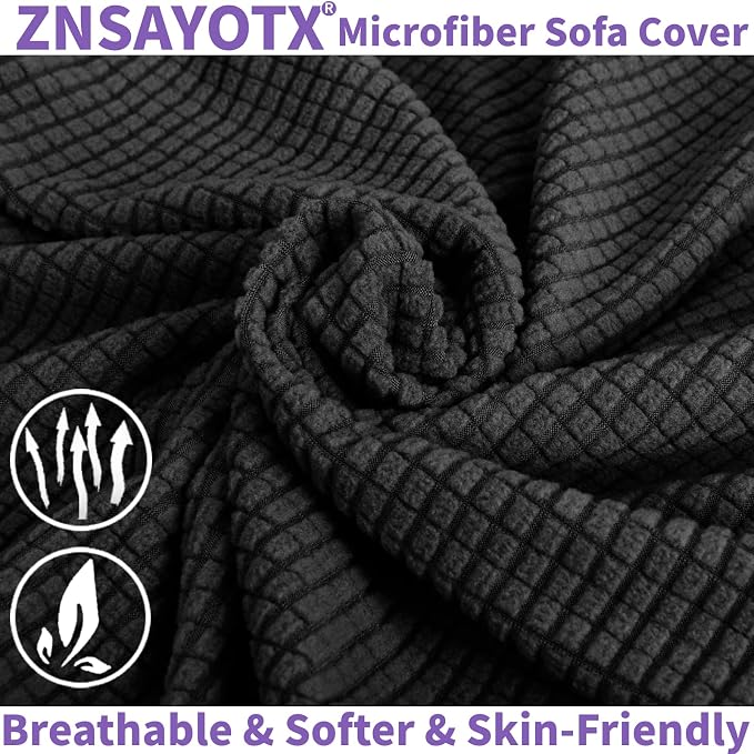 ZNSAYOTX Super Stretch Chair Slipcover Universal Sofa Chair Covers - Image 8