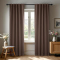 Deconovo Blackout Curtains, Thermal Insulated, W42 x L95 2 Panels, Back Tab by Deconovo
