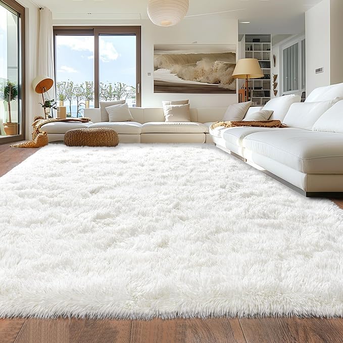 Rugs for Living Room 6x9, Soft Shaggy Modern Shag Area Rug for Bedroom - Image 7