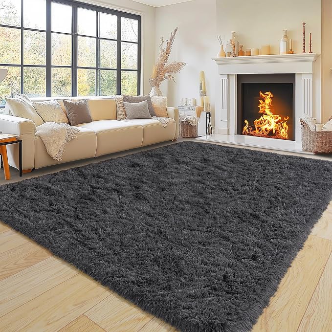 Pionblank Super Fluffy Area Rug by PIONBLANK