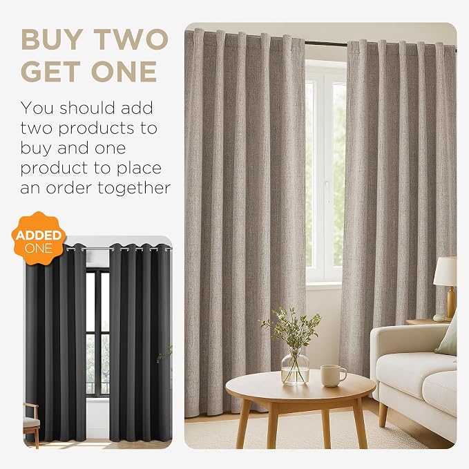 Joydeco Blackout Curtains for Bedroom - Image 2