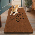 Smiry Dog Door Mat for Muddy Paws, Absorbent Dirt Trapper Non Slip Quick Dry by Smiry