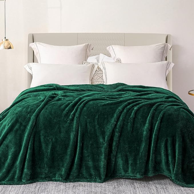 Exclusivo Mezcla Plush Fuzzy Fleece Bed Blanket Queen Size, Super Soft by ExclusivoMezcla