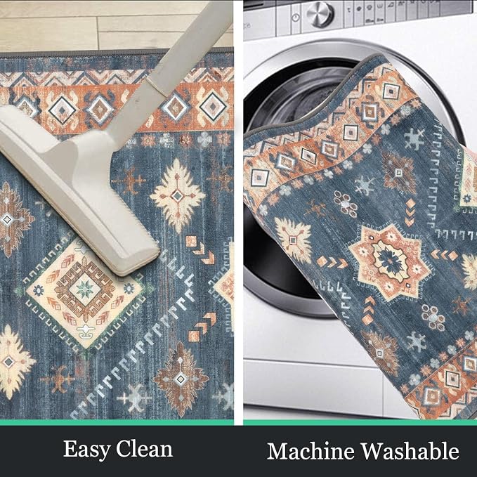 HEBE Boho Kitchen Rug Sets 3 Piece - Image 4