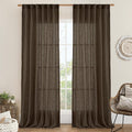LAMIT 95 Inches Long Linen Curtains by LAMIT