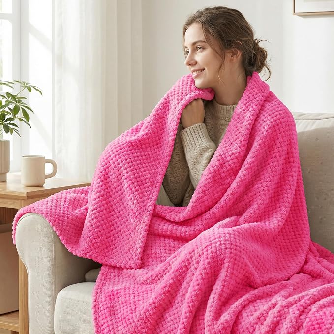 Exclusivo Mezcla Fleece Throw Blanket Extra Large, Super Soft and Warm Blankets - Image 2