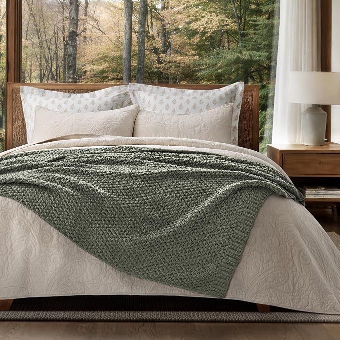 EVERGRACEHOME Chunky Chenille Knit Throw Blanket - Image 3