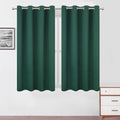 LEMOMO Blackout Curtains 52 x 45 inch/Green Curtains Set of 2 Panels/Thermal by Lemomo