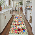 Rug for Hallways Kitchen Rug 2x8 Green, Non Slip Washable Rugs by WelcometoBabovid