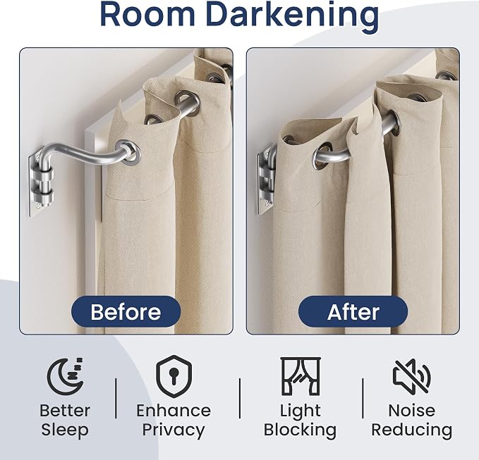 ENJOYBASICS Blackout Curtain rod - Image 6