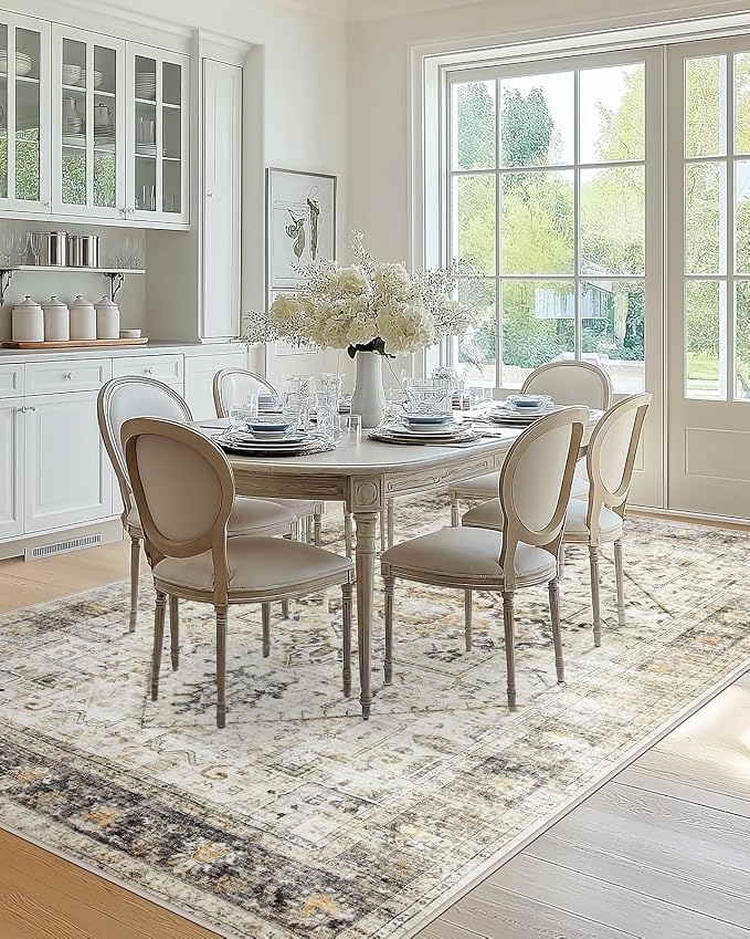 AMADA HOMEFURNISHING 6x9 Area Rugs, Vintage Rugs - Image 8