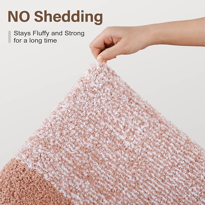 48x24 Long Bathroom Rugs Washable Non Slip, Soft Absorbent Quick Dry Mats - Image 8