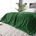 BEDELITE Fleece Blanket Queen Size – 3D Ribbed Jacquard Soft and Warm by BEDELITE